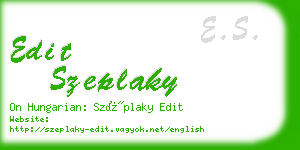 edit szeplaky business card